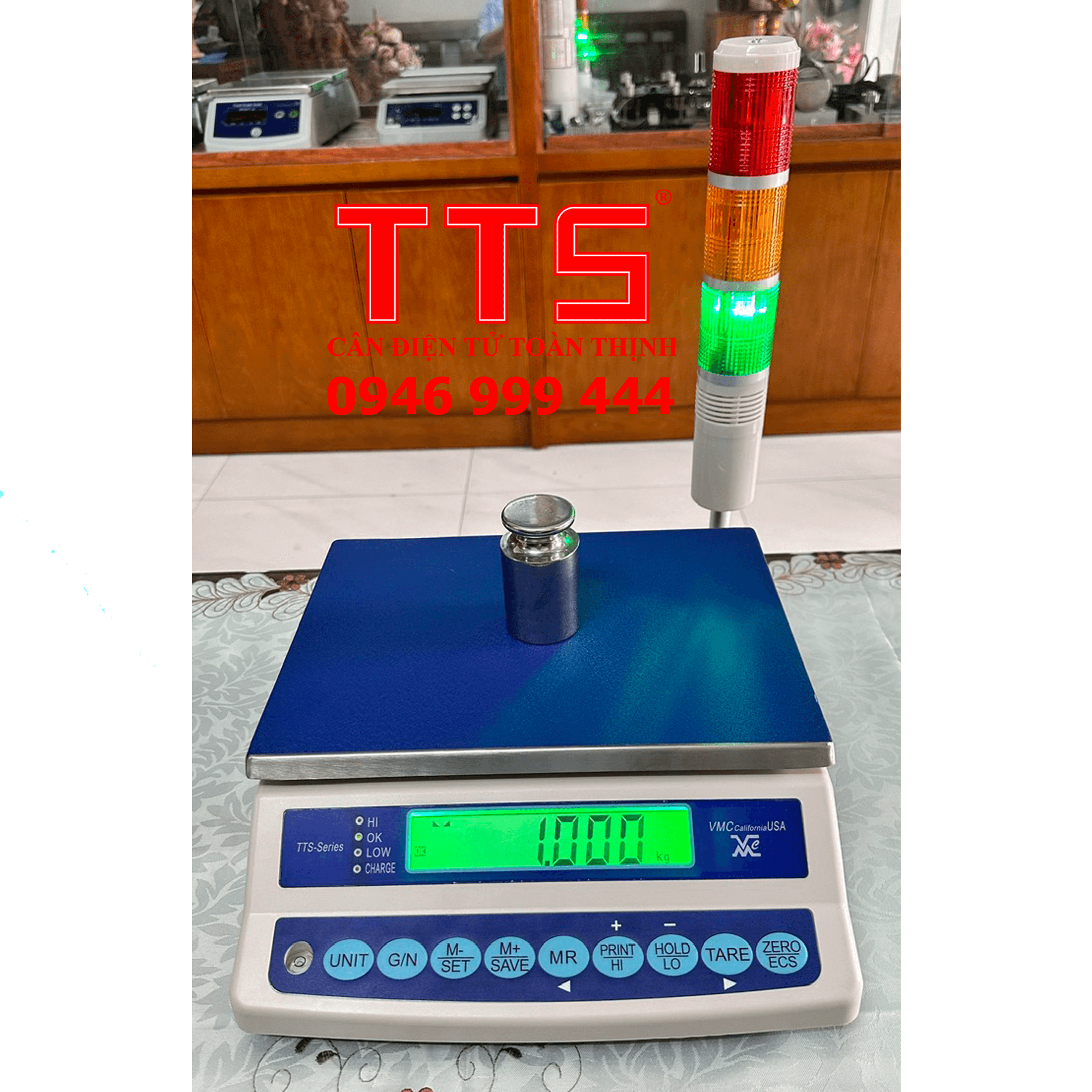 CÂN ĐIỆN TỬ ĐÈN BÁO TRỌNG LƯỢNG TTS