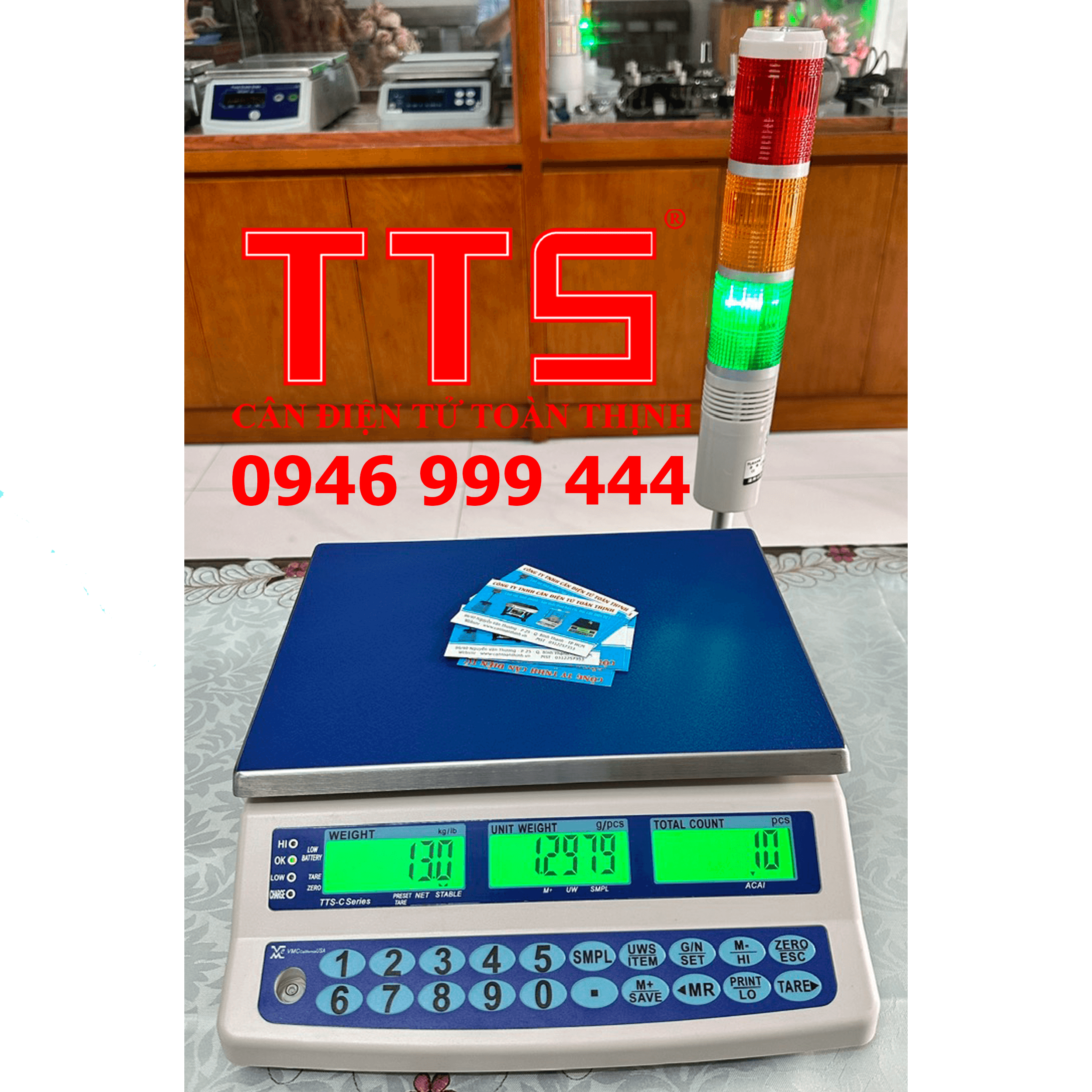 CÂN ĐÈN BÁO ĐẾM SỐ LƯỢNG TTSC