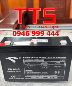 PIN SẠC CÂN ĐIỆN TỬ 6V/10AH